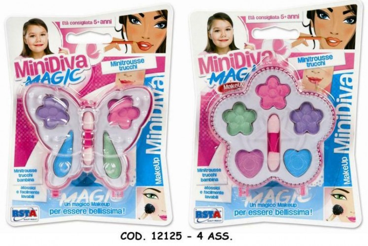 CARTELLA COSMETICI MINI DIVA 4 ASS