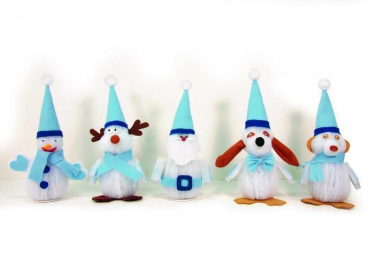 PELUCHE PUPAZZI NATALE ASS