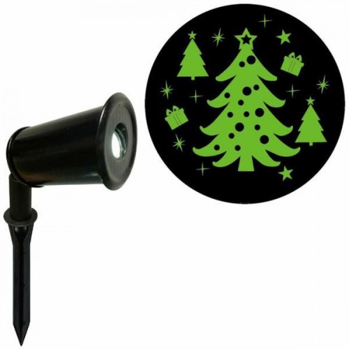SCATOLA PROIETTORE LED ALBERO NATALE  DISTANZA 5