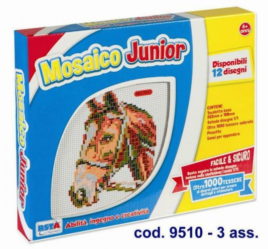 SCATOLA MOSAICO JUNIOR 3 ASS