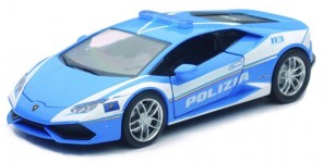 SCATOLA AUTO LAMBORGHINI POLIZIA 124