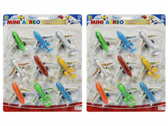 CARTELLA 9 MINI AEREI
