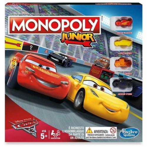 SCATOLA MONOPOLY CARS JUNIORS