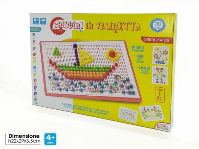 SCATOLA GIOCO CHIODINI 320 PZ