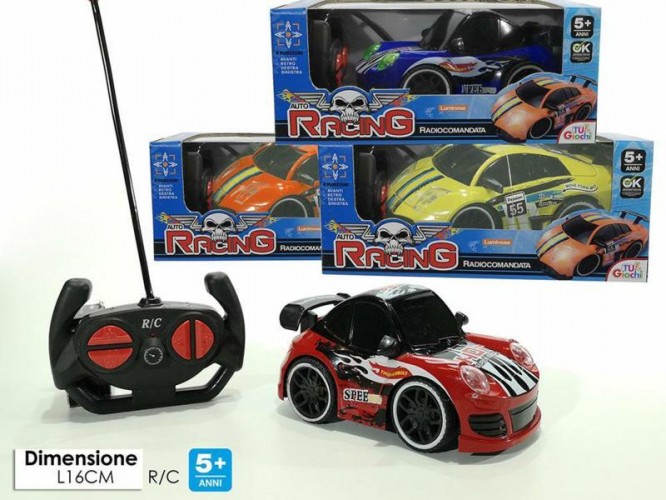 SCATOLA AUTO R/C RACING 4 ASS