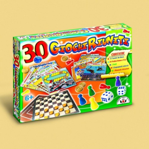 SCATOLA GIOCHI RIUNITI 30 GIOCHI