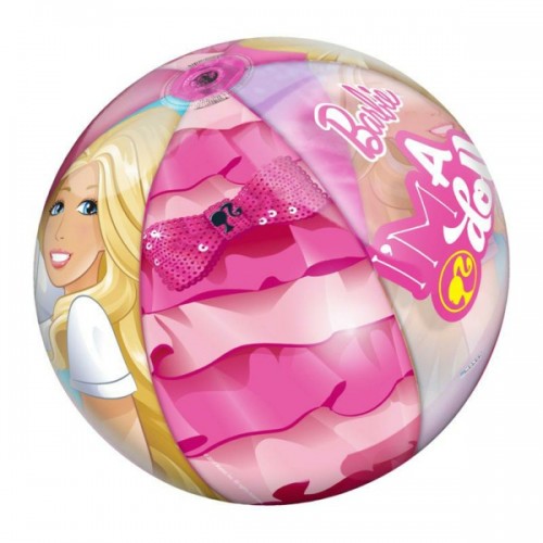 PALLONE PLASTICA GONFIABILE BARBIE CM50