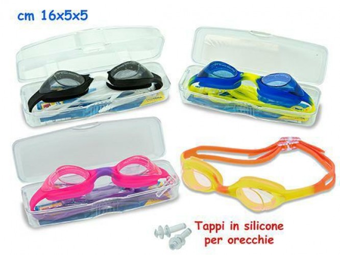 OCCHIALI NUOTO SILICONE TEOS