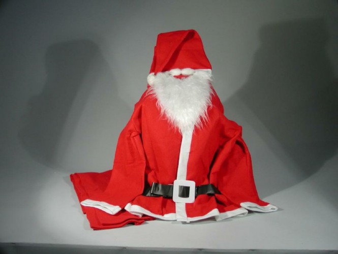 COSTUME BABBO NATALE IN TNT LUSSO