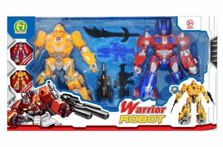 SCATOLA SET WARRIOR ROBOT 2 PZ