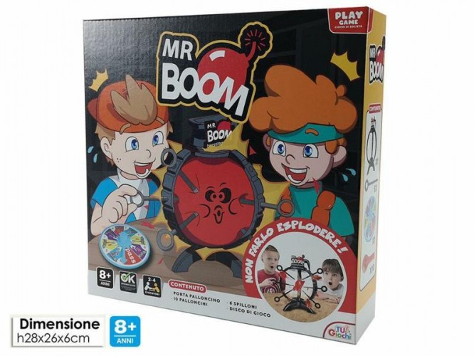 SCATOLA MR BOOM C/PALLONCINO