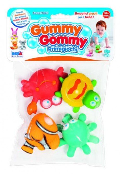 BUSTA 4 ANIMALI GOMMOLOSI GUMMY