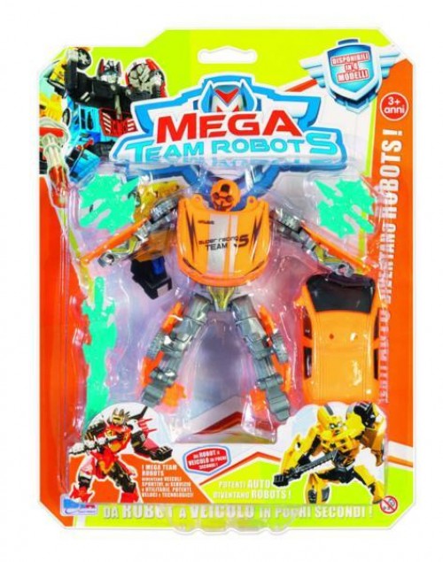 CARTELLA TRASFORMER MEGA TEAM ROBOTS 2 ASS