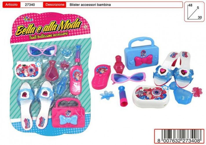 CARTELLA CON CIABATTE BELLA E ALLA MODA