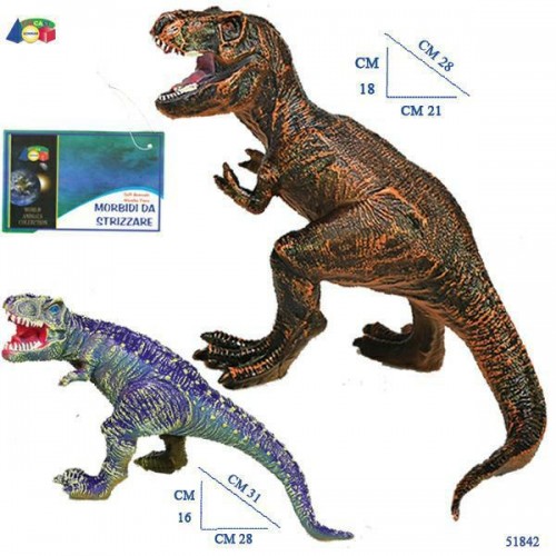 DINOSAURO GOMMA T REX 2 ASS