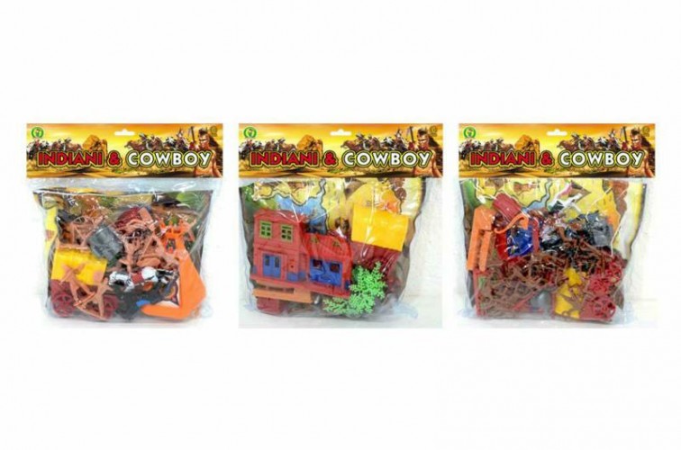 BUSTA INDIANI E COW BOY C/MAPPA
