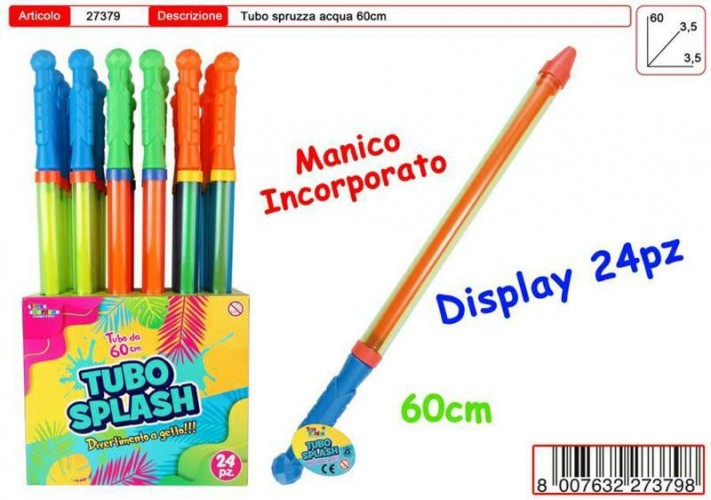 TUBO SPRUZZA ACQUA 60 CM