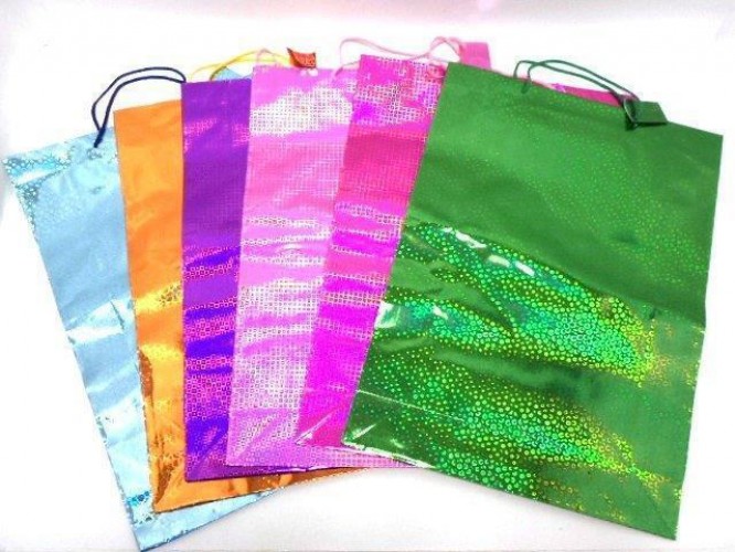 BORSA METALLIZZATA 58X42