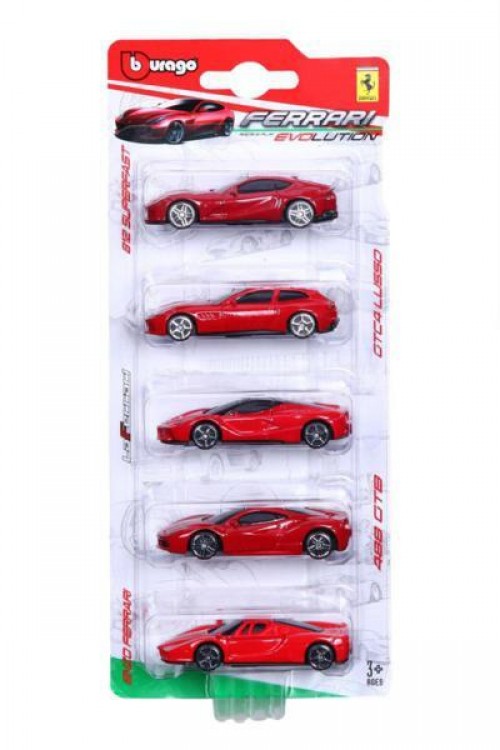 BLISTER 5 AUTO FERRARI