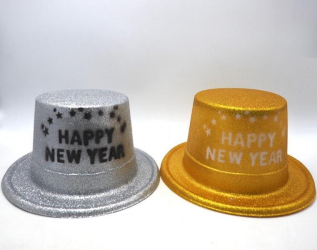 BOMBETTA ORO/ARGENTO HAPPY NEW YEAR