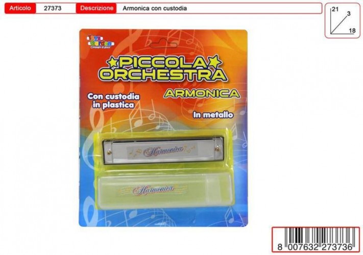 CARTELLA ARMONICA METALLO
