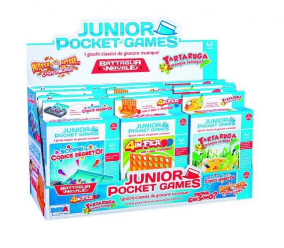 SCATOLA 6 GIOCHI IN SCATOLA JUNIOR POKET GAMES