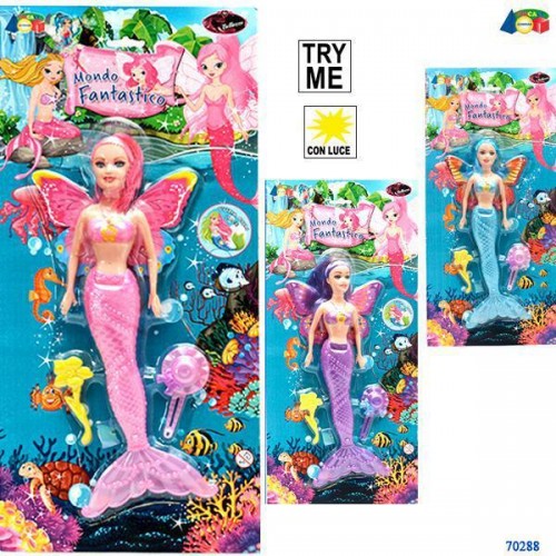 CARTELLA SIRENA ALATA C/LUCE