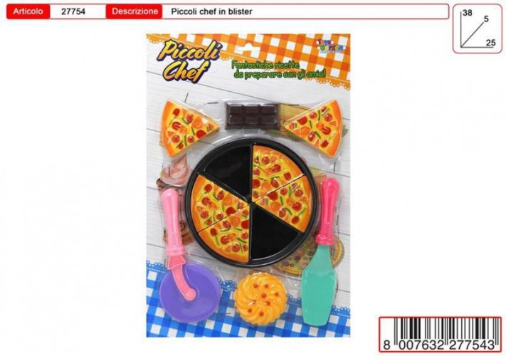 CARTELLA PIZZA PICCOLI CHEF