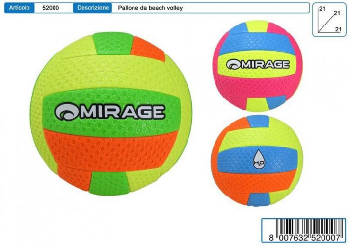 PALLONE VOLLEY GOMMATO H20