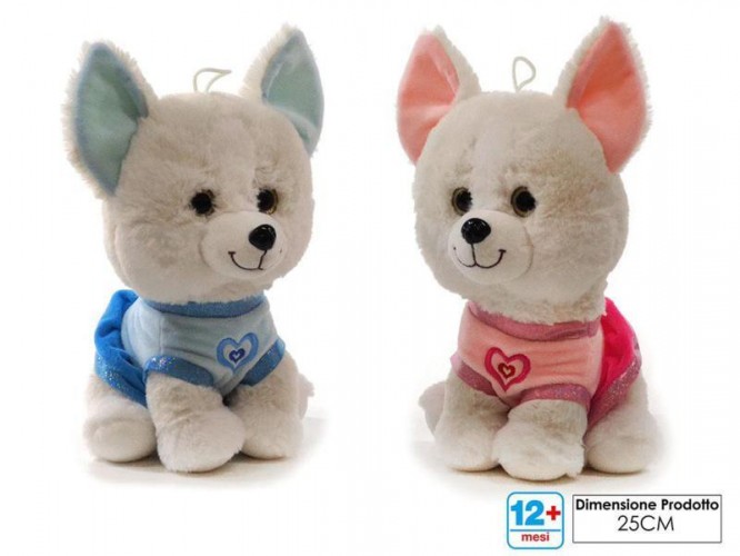 PELUCHE CAGNOLINO H25 2ASS