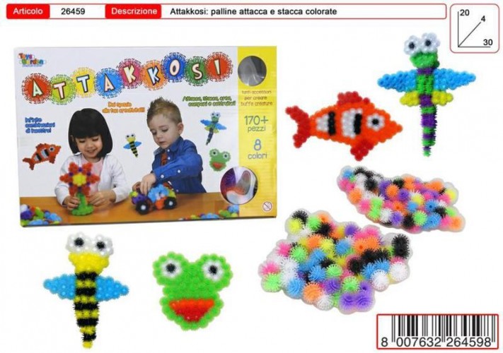 SCATOLA ATTAKKOSI 170 PEZZI