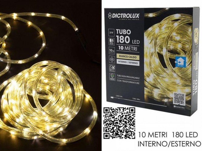 TUBO LED LUCE CALDA MT 10