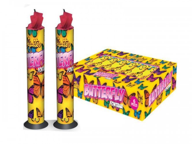 SCATOLA 6 FONTANE BATTERFLY