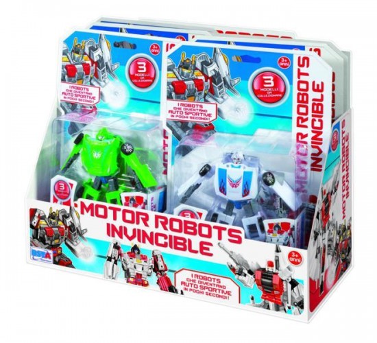 CARTELLA TRASFORMER MOTOR ROBOTS 6 ASS