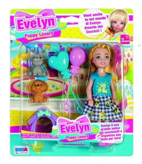 CARTELLA BAMBOLA EVELYN PUPPY LOVERS