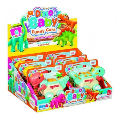 DISPLAY DINO BABY RETROCARICA PZ  6