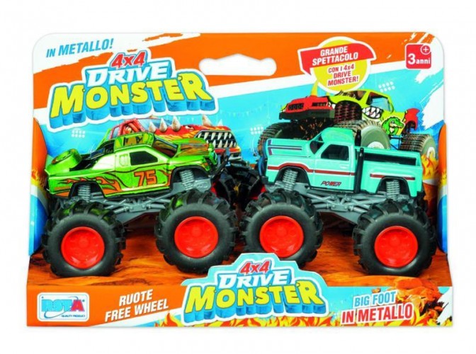 CARTELLA 2 JEEEP DRIVE MONSTER METALLO