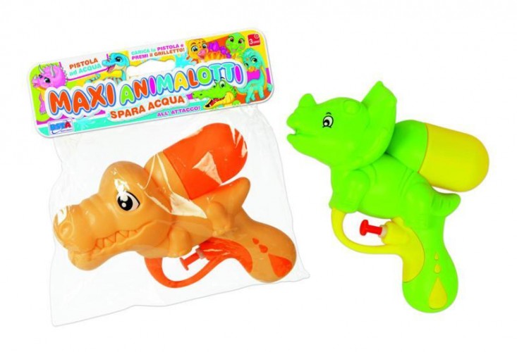 PISTOLA ACQUA DINOSAURO ASS