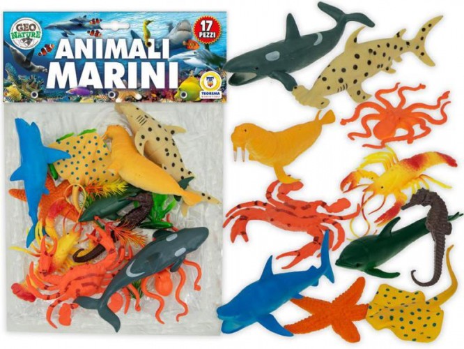 BUSTA ANIMALI MARINI 17 PZ