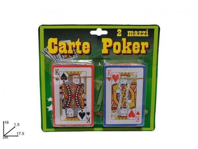 CARTE POKER 2 MAZZI