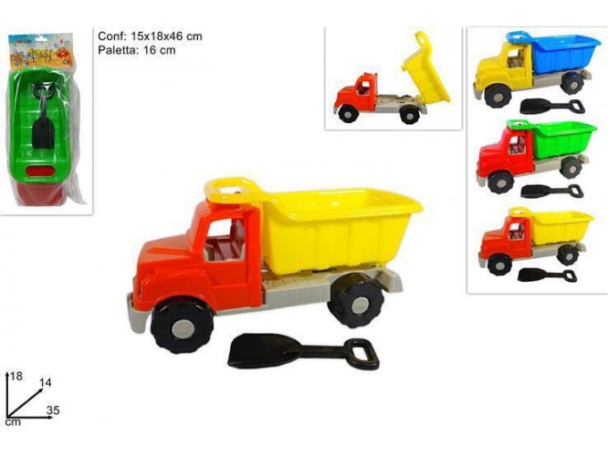 CAMION SABBIA CON PALETTA CM35