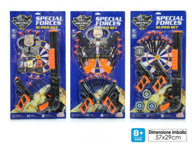 CARTELLA FUCILE C/2 PISTOLE SPECIAL FORCE