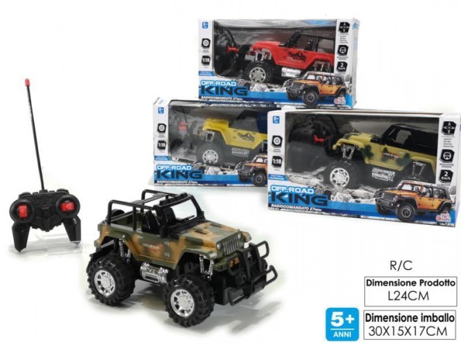SCATOLA JEEP R/C OFF-ROAD