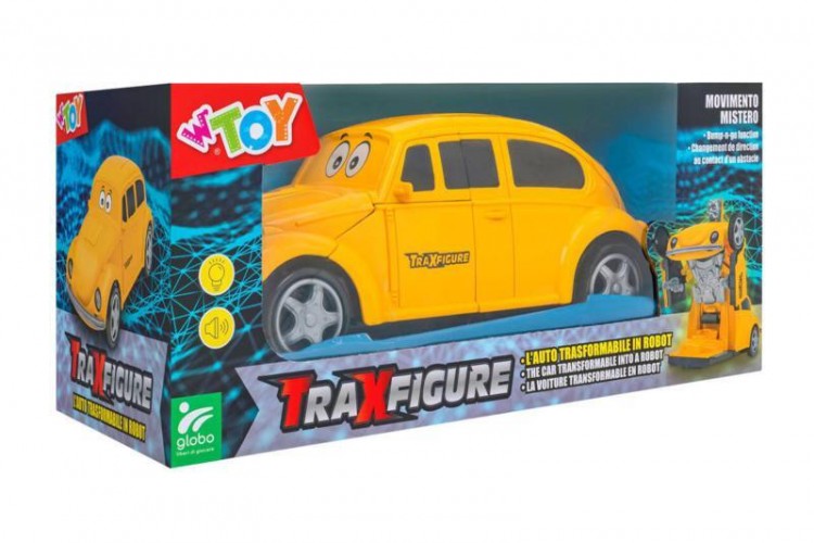 SCATOLA AUTO PILA TRASFORMER TRAXFIGURE