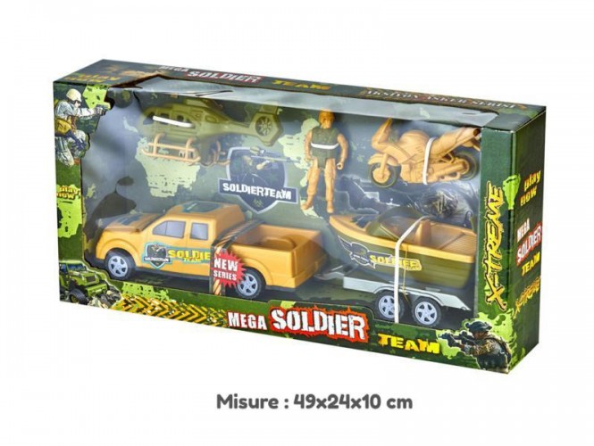 SCATOLA SET MILITARE MEGA SOLDIER