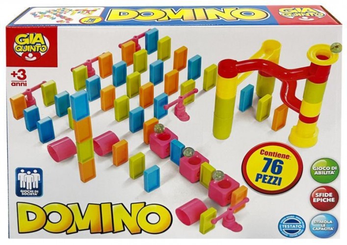 SCATOLA GIOCO DOMINO 76 PEZZI