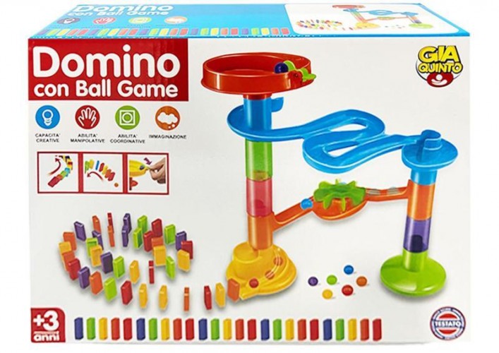 SCATOLA GIOCO DOMINO CON BALL GAME