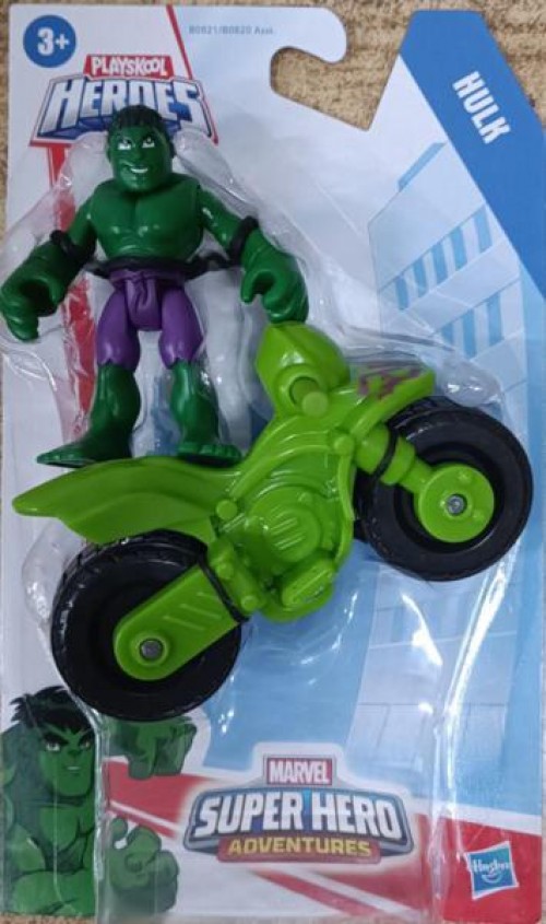 PERSONAGGIO HULK CON MOTO