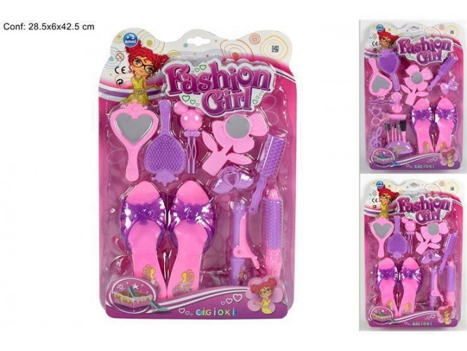 CARTELLA CIABATTE FASHION GIRL 2 ASS
