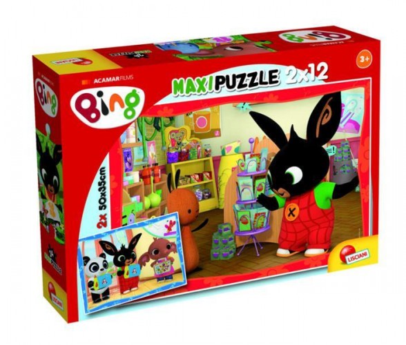 SCATOLA BING PUZZLE SUPER MAXI 2X12 PZ